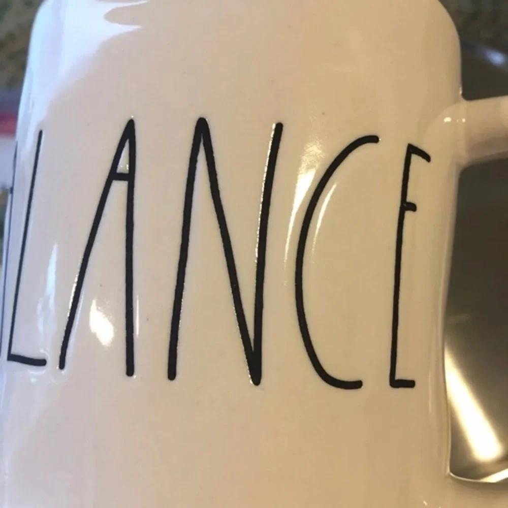 Rae Dunn Balance Mug NWT Coffee Tea ceramic gift black white